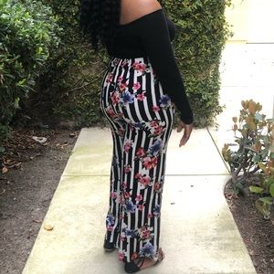 Floral palazzo pants
